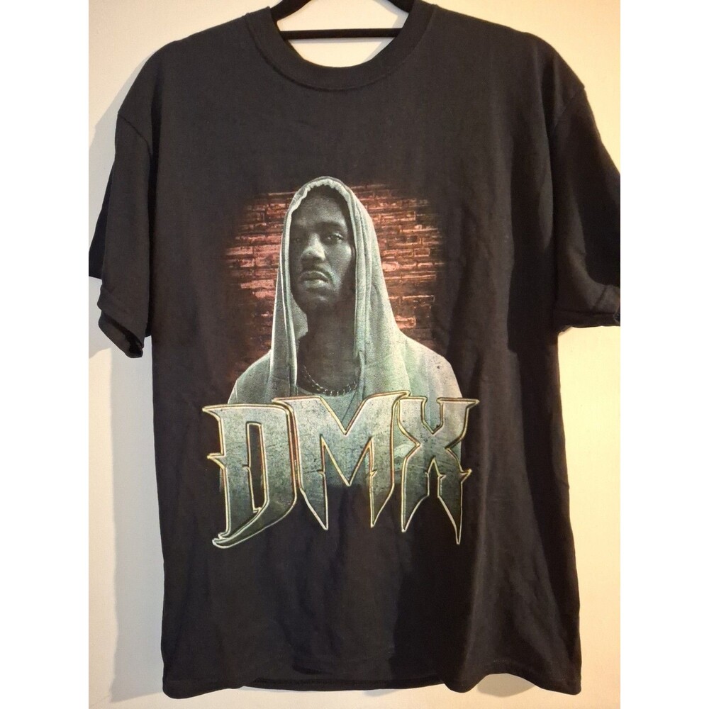 Vintage Authentic DMX Official Graphic Black Tee Shirt LARGE